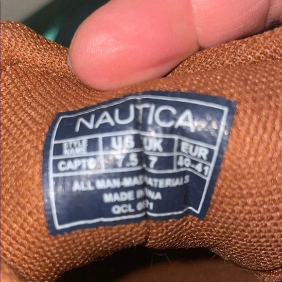 Nautica Brown Sneakers with Smooth Leather Upper and White Sole - Picture 9 of 9